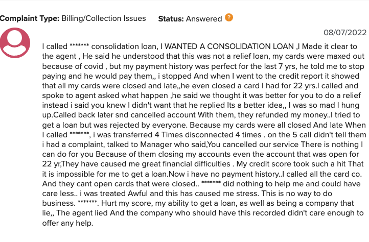 Americor Funding Review where individual thought it was a loan.